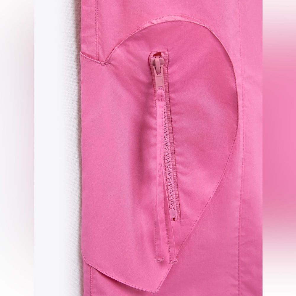 Zara 100% cotton heart cargo pants NWT - Picture 5 of 7